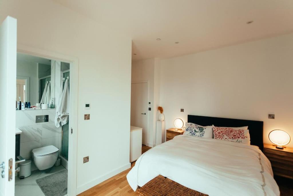 3 Bedroom Penthouse With Terrace And Skyline In Battersea Londyn Zewnętrze zdjęcie
